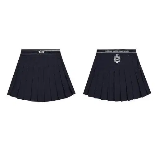 배드블러드 엠블럼 테니스 스커트 tennis skirt xs navy